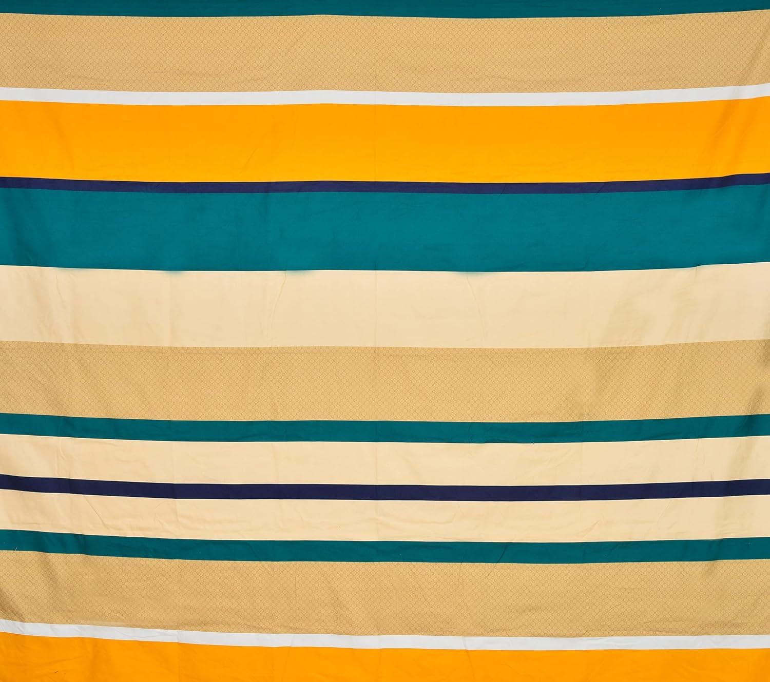 1 Single Glace Cotton Flat Bedsheet With 1 Pillow Cover & Single Comforter - 60 X 90 Inches, Multicolor | Soft & Durable For Everyday Use - All Season Comfort