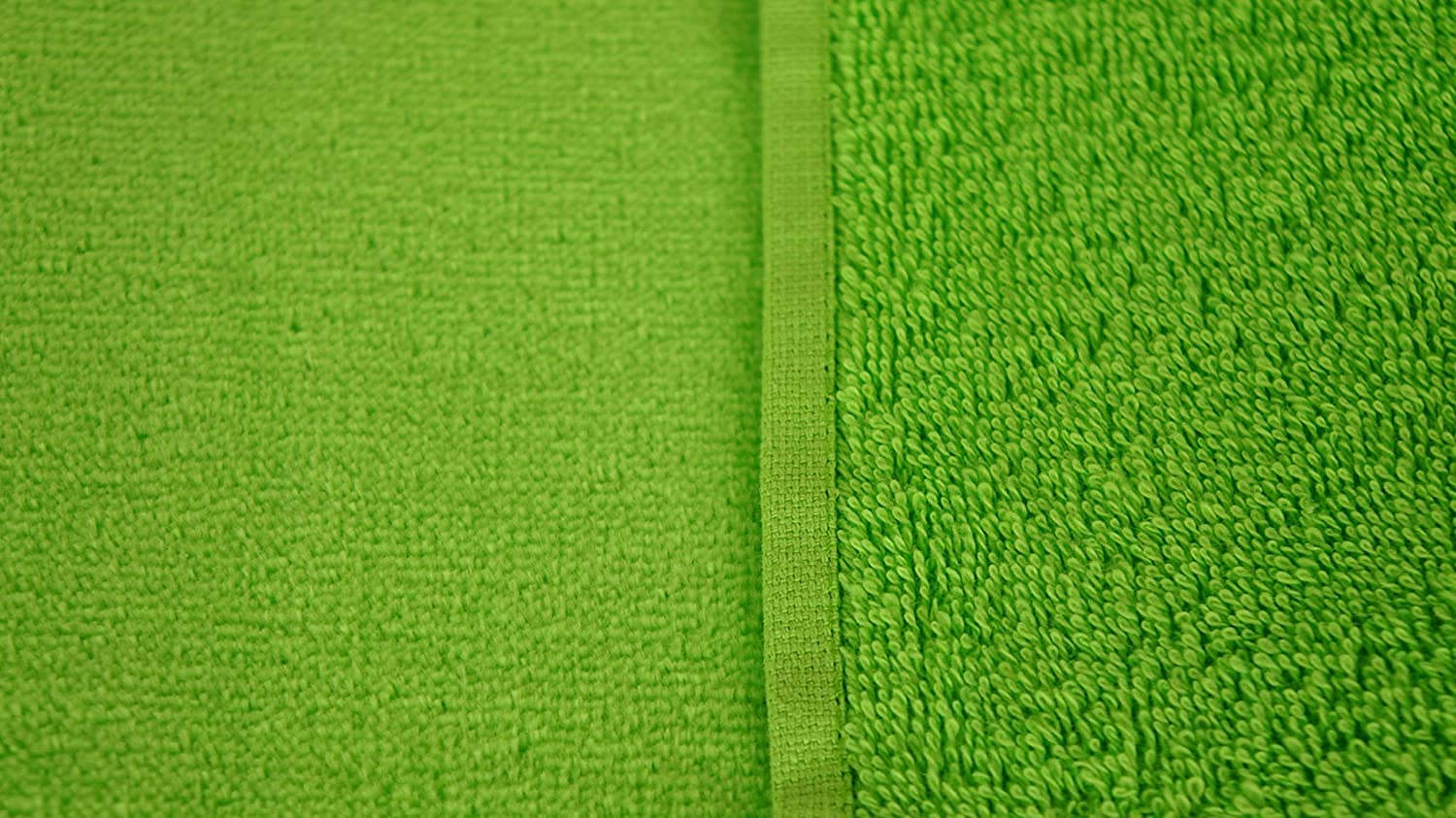 Tiqh 100% Zero Twist Cotton Highly Absorbent & Quick Dry Extra Large Soft Beach Towel 600 Gsm (Green)