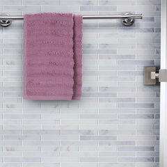 Maspar 100% Cotton Casper Hand Towel 500 Gsm (Purple) - 2 Pcs