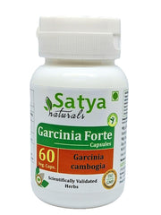 Satya Naturals Garcinia Cambogia Garcinia Extract Capsules, Highest Potency, 100% Herbal Product | 500mg 60 Veg Capsules 100gm 0.2lbs