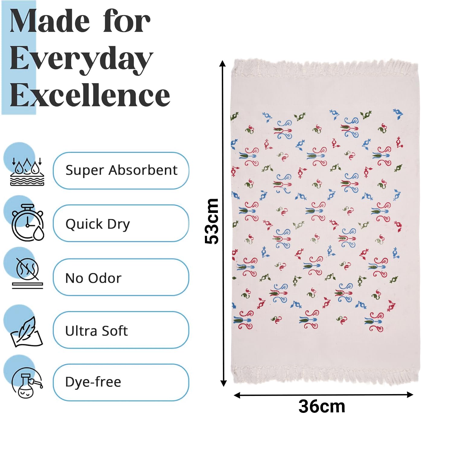 Kuber Industries Face Towel 200 Gsm | Cotton Easily Washable Travel Friendly Pocket Towels & Gym Napkins | Pack Of 30 (Assorted)