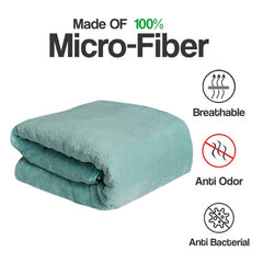 Urbanleaf Microfiber Large Bath Towel Quick Dry Super Absorbent Bath Towel For Men & Women | Towel For Bath, Travel, Gym, Beach, Pool, And Yoga (Green)