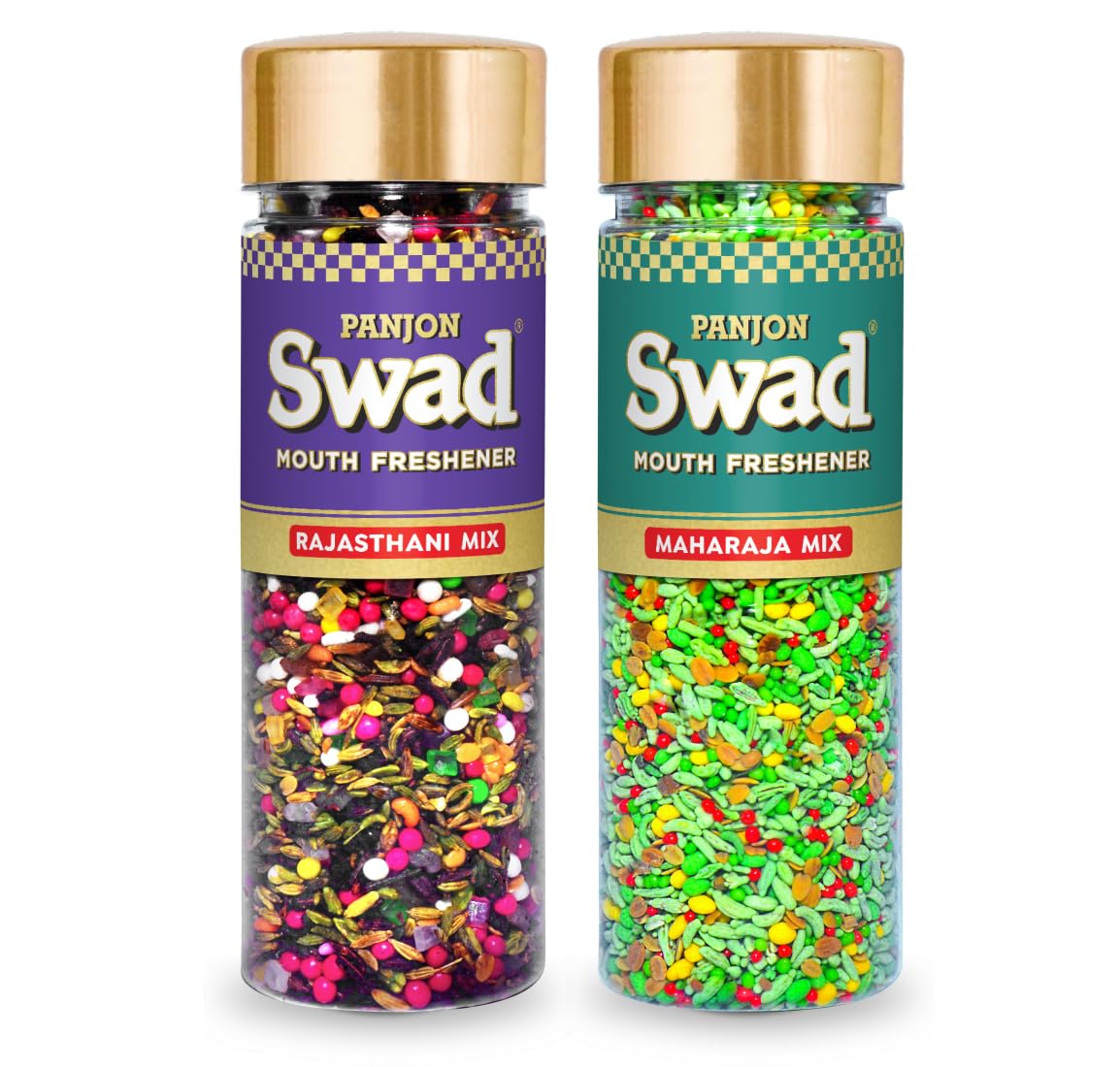 Panjon Swad Rajasthani Mix & Maharaja Mix 450gm, 2 Bottles