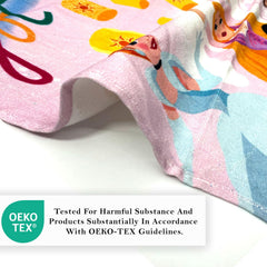 Sassoon Princess Cartoon Theme Bath Towel 350 Gsm | Gentle, Super Absorbant, Easy Care Long Lasting Bath Towel For Kids