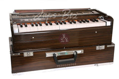 Harmonium Portable Folding Harmonium With Coupler & Free Padded Carry Bag - 3 1/2 Octaves, Total 42 Keys, Two Reeds (Base +Male), No Lag Time | Instant Response Keyboard