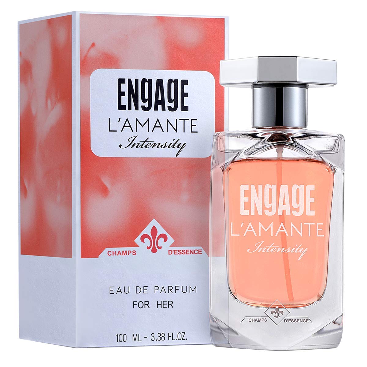 Engage L'amante Intensity Eau De Parfum For Women 100ml 3.4 Fl.oz. | Woody Fragrance Scent | Premium Perfume For Women | Long Lasting & Skin Friendly