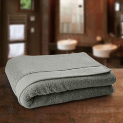 Spread Spain 100% Cotton Bath Towels 500 Gsm | Resort Bath Towel, Super Absorbent & Soft Bath Towel Large Size For Men & Women (London Fog)