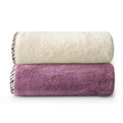 Spread Spain Microfiber Hand Towel 400 Gsm | Super Soft & Highly Absorbent Hand Towel For Gym & Workout Towels - Ivory & Fashion Fruit (Pack Of 2)
