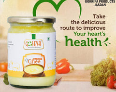 Pure A2 Real Gir Cow Ghee By Goseva | High In Protein Fiber Healthy Desi Ghee Good For Overall Health | 3 Litre (500ml * 6) 101.4 Ounce | Jar Pack