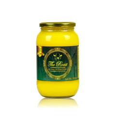 Pure A2 Desi Gir Cow Ghee By The Roast | Highly Nutritious & Healthy Desi Ghee Helps Keep Your Boost Energy | (1 Litre) 33.8 Ounce | Jar Pack