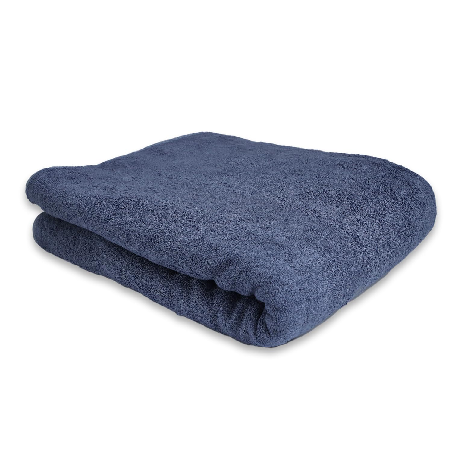 Linear Bamboo Bath Towel 450 Gsm | Large Size Bath Towel For Men & Women Soft, Highly Absorbent & Quick Dry (Blue)