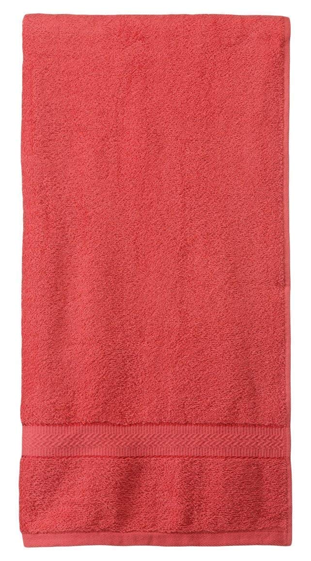 Hanorix 100% Cotton Large Size Bath Towel 450 Gsm | Soft Bath Towel For Men & Women Ultra Absorbent Cotton Towel Soft & Absorbent Towel (Red)