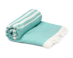 Mush 100% Bamboo Bath Towel 280 Gsm | Ultra Soft, Absorbent, Light Weight, & Quick Dry Large Turkish Towel For Bath, Travel, Gym, Beach, Pool & Yoga (Turquoise Blue) 250 Tc