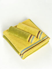Ddecor Live Beautiful 2 Bath Towels & 2 Hand Towels 1400 Gsm (Green Lemon)