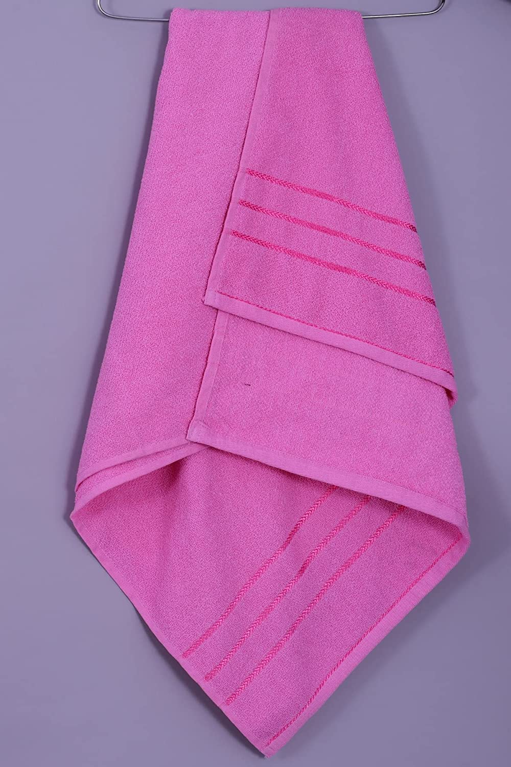 Monbest Urban Comfort Cotton Bath Towel 450 Gsm (Pink)