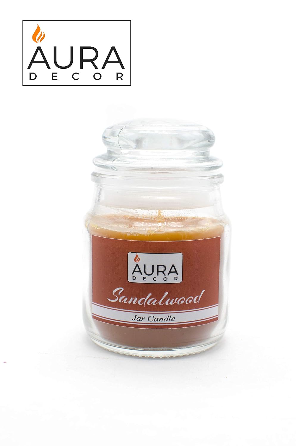 SANDAL WOOD HIGHLY PLEASING NATURAL BURNERS FRAGRANCE JAR CANDLES SET OF 2