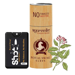 Royal Swag Herbal Nicotine Free Cigarettes(100% Tobacco-Free 100% Nicotine-Free) Clove Flavoured | Smoking Cessation(Pack Of 5) With 20 Ml Shot Anti Addiction Spray