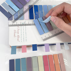 Sticky Tabs Clear Sticky Notes For Binders, Transparent Sticky Notes, Multicolor - 200 Pcs