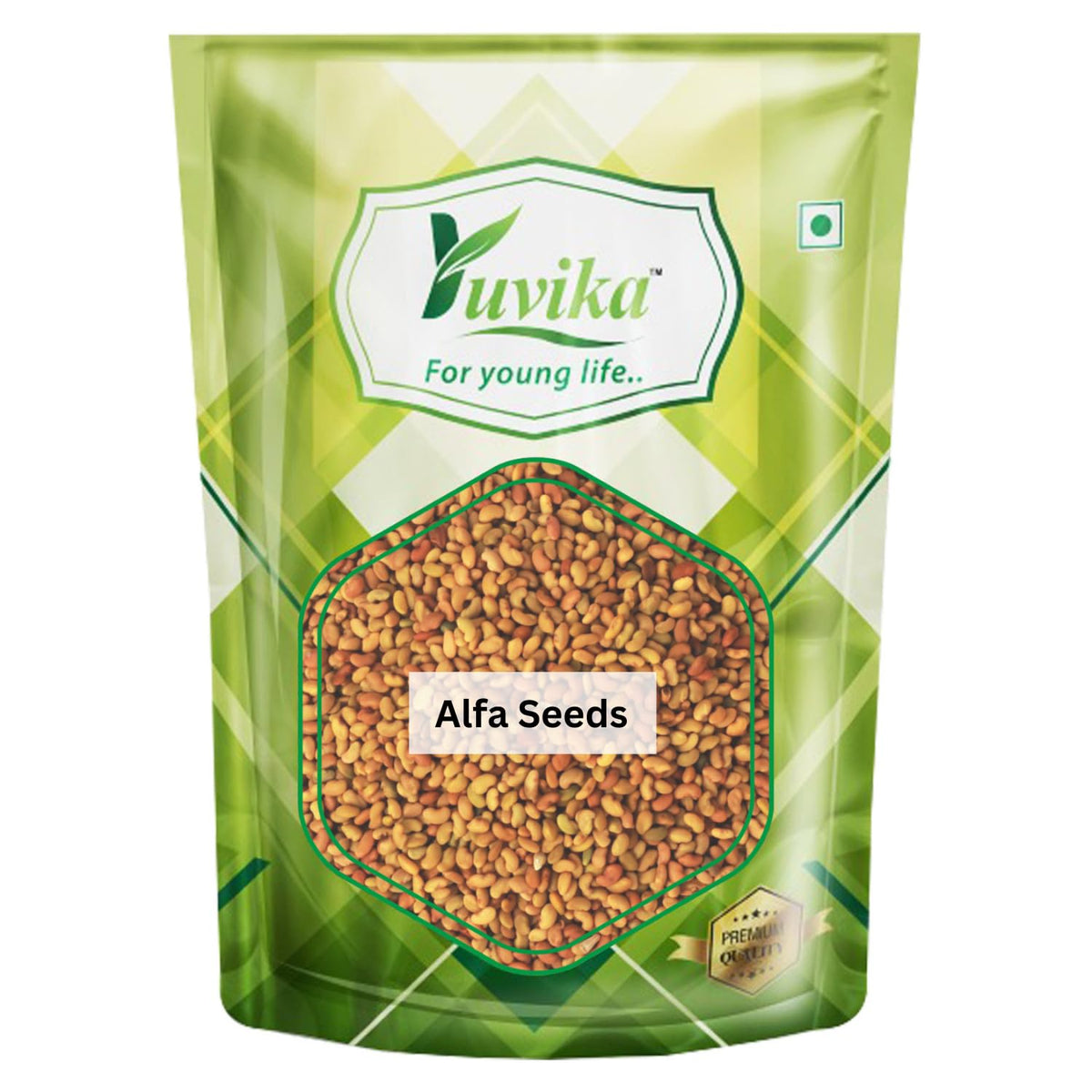 Yuvika Alfa Seeds, No Artificial Colors, 100% Organic | 100gm 0.2lbs