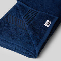 Kopa By Bianca 100% Cotton Soft Terry Towel Bath Towel L D`Ross 900 Gsm | Super Absorbent, Lightweight, Odour Free Bath Towel (Navy Blue) - 2 Pcs