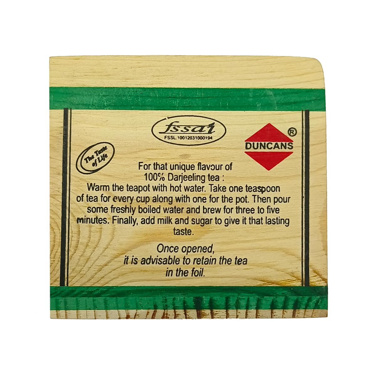 Duncans Indian Treasure Finest Darjeeling Tea - 100gm X 2 Wooden Chestlet, 3.5 Ounce Each | Superior Flavor & Aroma - Medium Caffeine Loose Leaf Tea, Beautifully Crafted