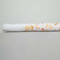 Suam Aruba Cotton Towel 600 Gsm | Quick Absorption For Beach, Pool, Travel, Spa & Yoga | Printed Cotton Towel - Standard Size | Blue & Saffron & Peach (Pack Of 3)