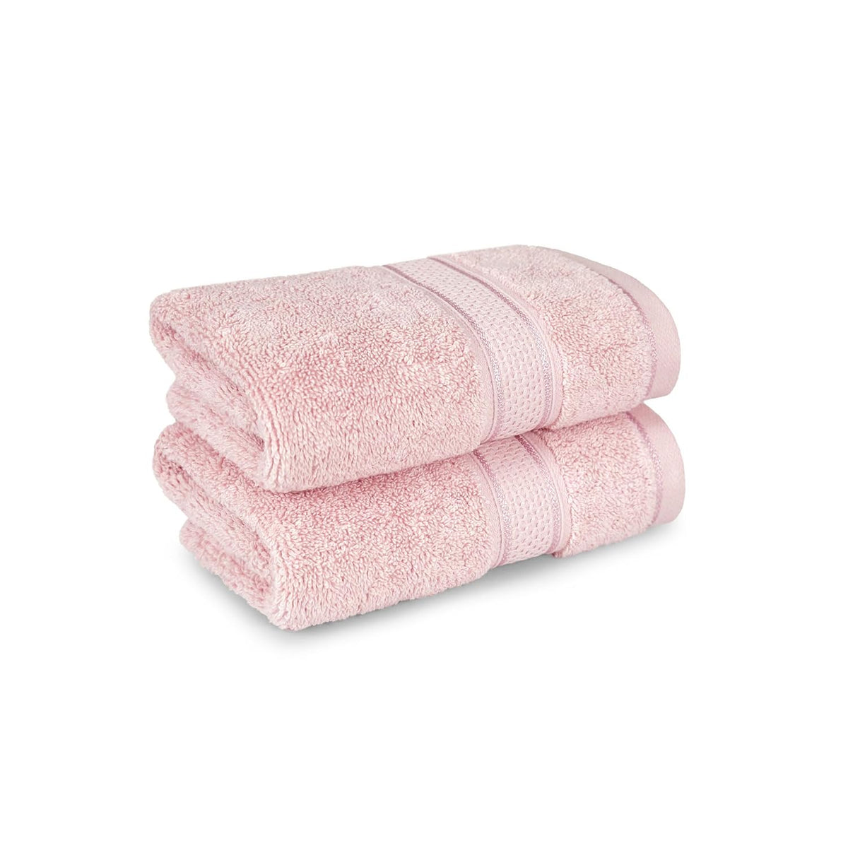 Mytrident Indulgence Collection Hand Towel 400 Gsm | 100% Cotton For Men & Women Hand Towel - Cameo Rose (Pack Of 2)