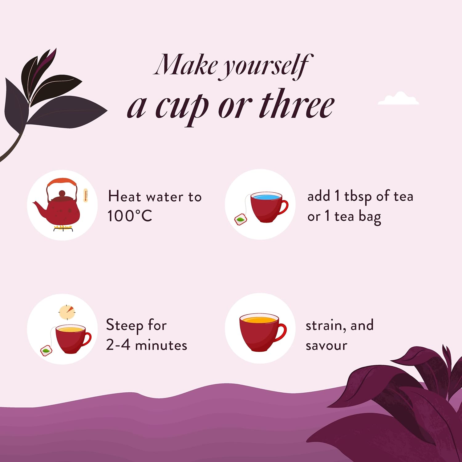 Saffron Cup Darjeeling Summer Flush Energetic Black Tea - 20 Pyramid Tea Bags | 100% Natural, Rich In Antioxidants - Perfect For Connoisseurs & Heart Health | Low Caffeine, Rich & Full Bodied Flavor