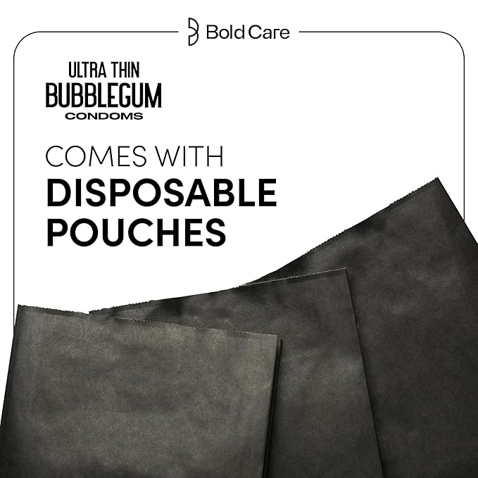Bold Care 404 Super Ultra Thin Bubblegum Flavored Condoms For Men - 10 Count (Pack Of 1)