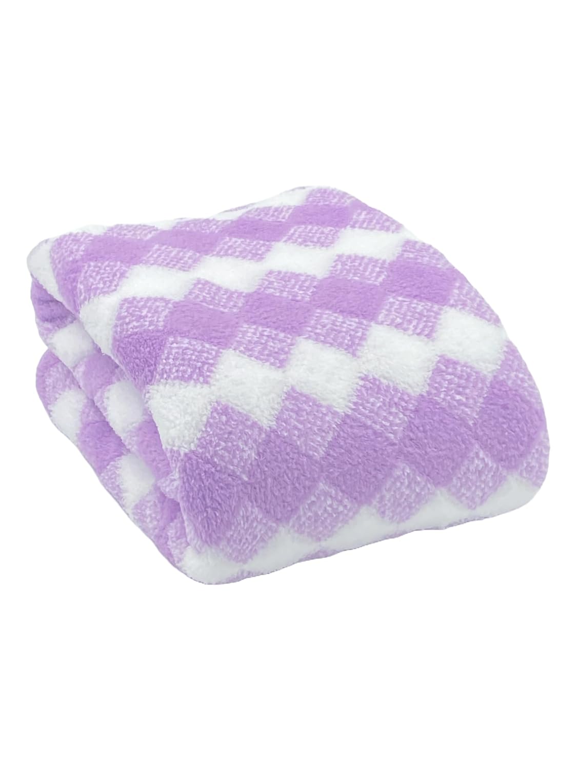 Patpug Coral Microfiber Ultrasoft Comfortable Highly Absorbent Quick Drying Large Bath Towel 350 Gsm (Diamond Purple)
