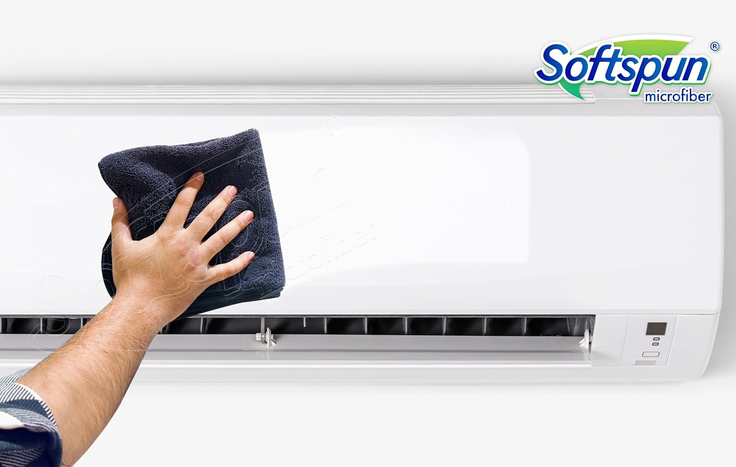 Softspun Microfiber High Loop Cleaning Cloths Towel 450 Gsm | Thick Lint & Streak-Free Multipurpose Cloths - 4 Pcs (Multicolor)
