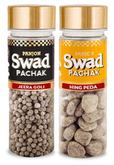 Panjon Swad Jeera Goli & Hing Peda Pachak Mukhwas 260gm, (130gm *2 Bottles)