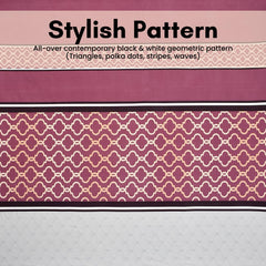 Double Bedsheet For Queen Size - 90 X 100 Inches, Pink & Grey With 2 Pillow Cover | Soft, Breathable & Fade Resistant | Comfortable For All Seasons