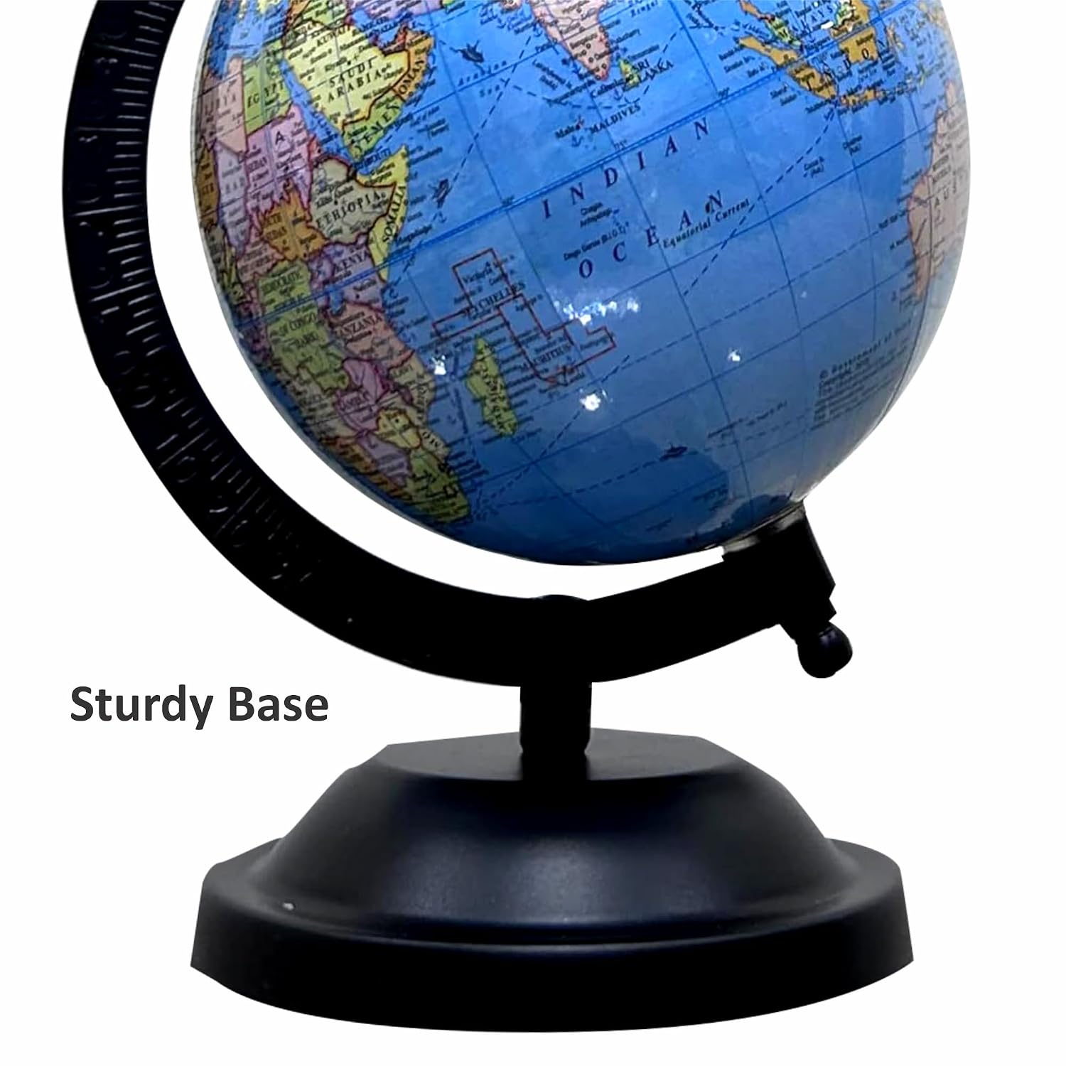 Political Globe 5 Inch For Learning World Map For Kids & Students UPSC Aspirants, Home & Office, Desk Decor, Political Globe, Pack Of 1