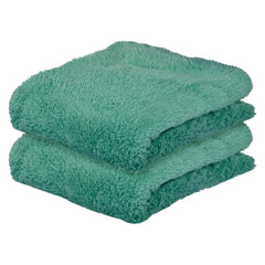 Kuber Industries Cleaning Towel 300 Gsm | Reusable Cleaning Cloths For Kitchen, Duster, Cleaning Towel (Green) Pack Of 2