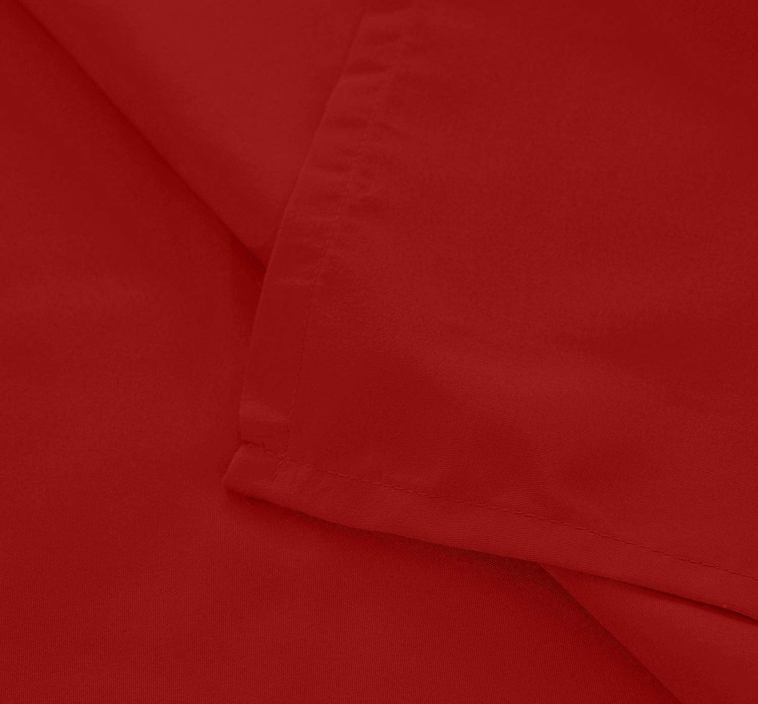 Single Bedsheets With 2 Pillow Cover - 60 X 90 Inches, Burgundy | Good For Villas, Resorts, Guest Houses, & Daily Home Use