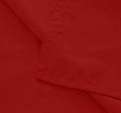 Single Bedsheets With 2 Pillow Cover - 60 X 90 Inches, Burgundy | Good For Villas, Resorts, Guest Houses, & Daily Home Use