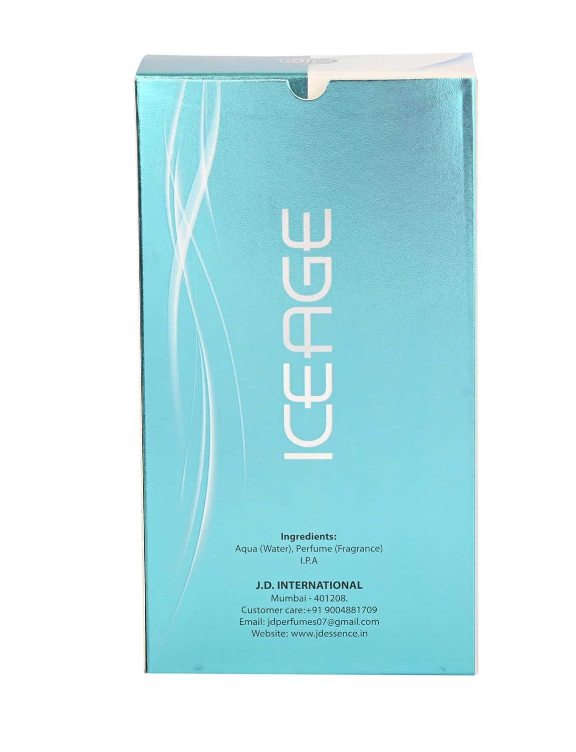 JD International Iceage Apparel Unisex Perfume With Long Lasting Fragrance - 100ml, 3.4 Fol.oz.  | Perfume For Men & Women