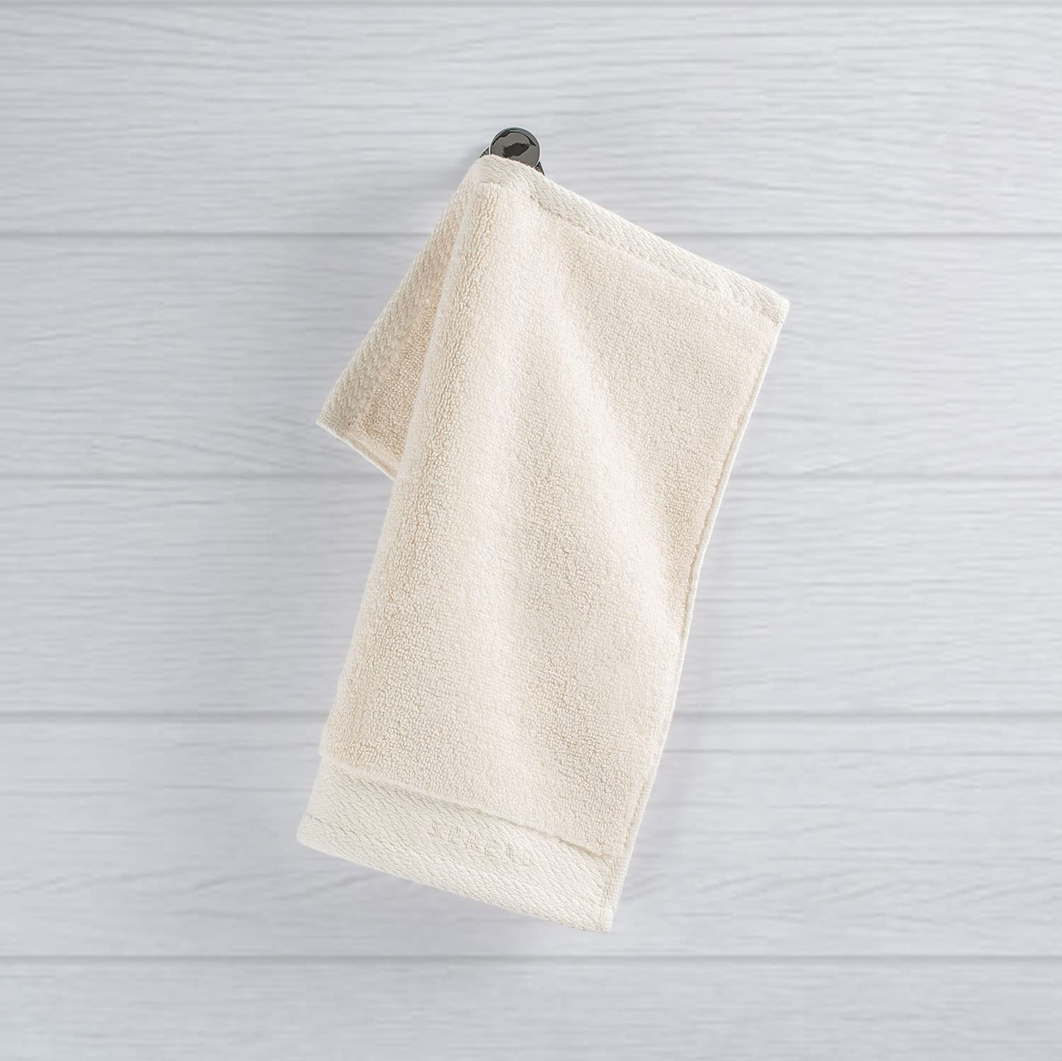 Spread Spain Resort Luxury Hotel & Spa Quality Luxurious Cotton Face Towel 720 Gsm Maximum Softness & Absorbency, Ultra-Durable - Ivory (2 Piece)