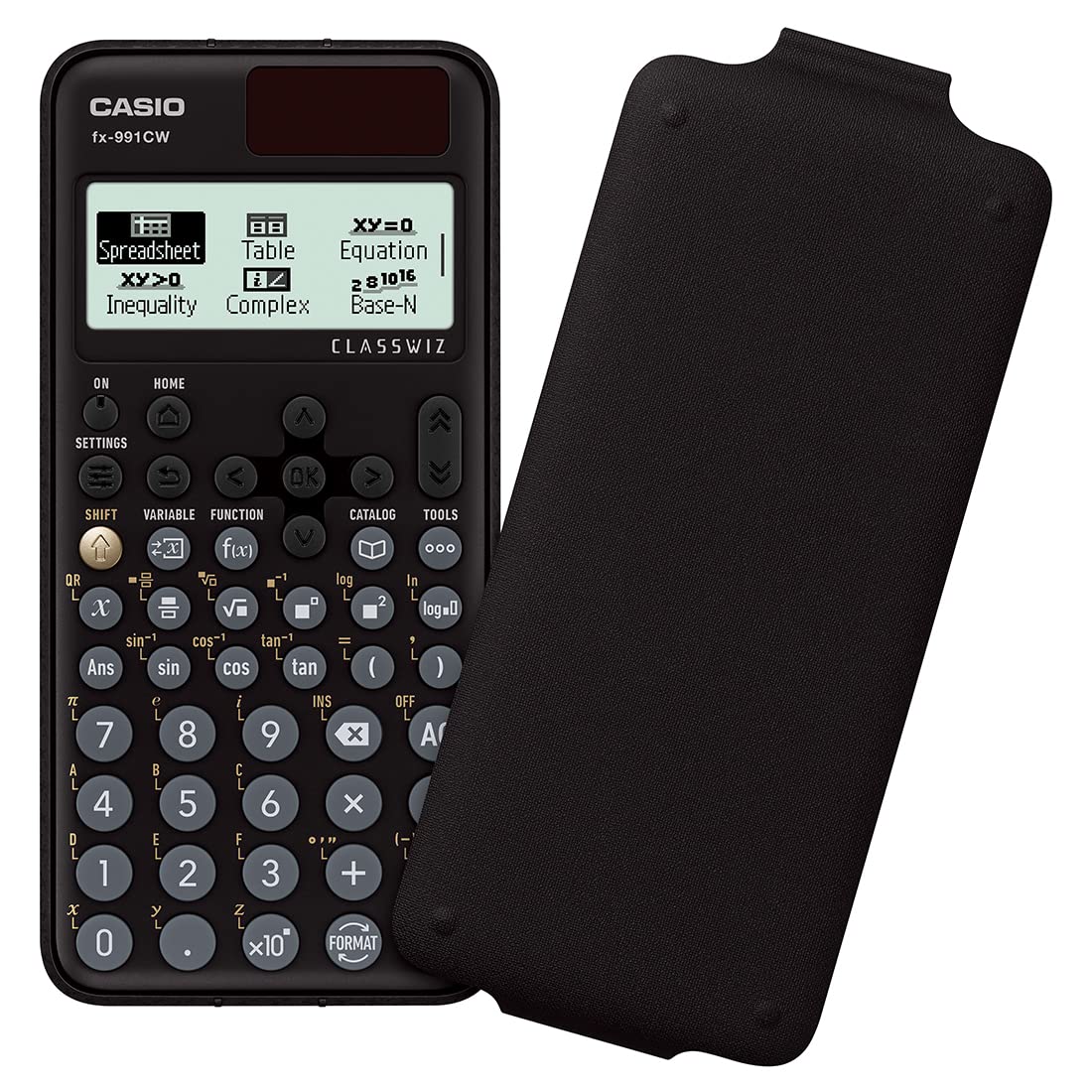 Casio FX-991CW Classwiz Non-Programmable Scientific Calculator & Casio FX-991ES Plus-2nd Edition Scientific Calculator, Black