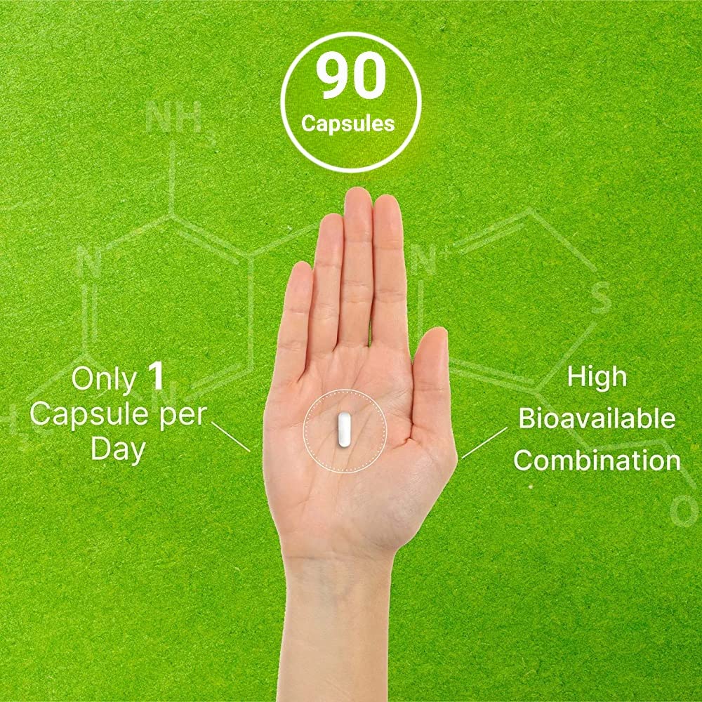 Vitaruhe Vitamin B1 (Thiamine) High Dose , Energy, Immune, Muscle, Nervous System | 90 Capsules , 150gm 0.3lbs