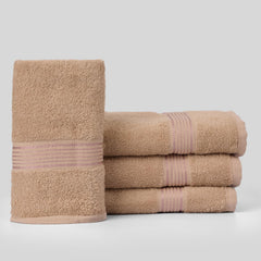 Bianca Kopa Quick Dry 100% Cotton Soft Terry Hand Towel 800 Gsm (D'Ross) Solid-Taupe