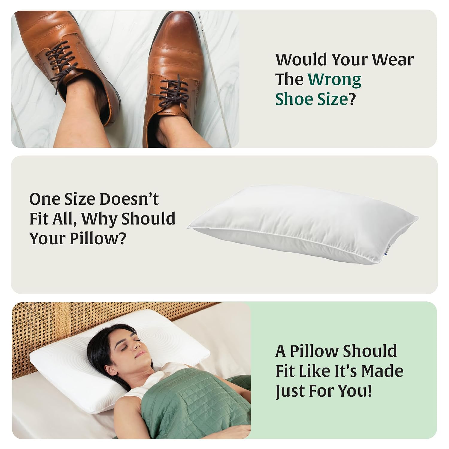 Orthopedic Memory Foam Cooling Gel Pillow, Neck Support Sleeping Bed Pillow, White, Standard Size - 22 L X 14 W X 4 H Inches | Versatile & Multipurpose Pillows, Adjustable, Removable Cover