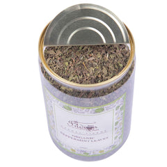 The Indian Chai Organic Peppermint Tea Leaves - 100gm, 3.5 Ounce | Loose Leaves Herbal Tea In Airtight Jar - Caffeine Free Green Tea