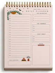 To Do List Notepad, Daily Planner Notepad Undated 54 Sheets/108 Pages, Checklist (Moon) Pack Of 1