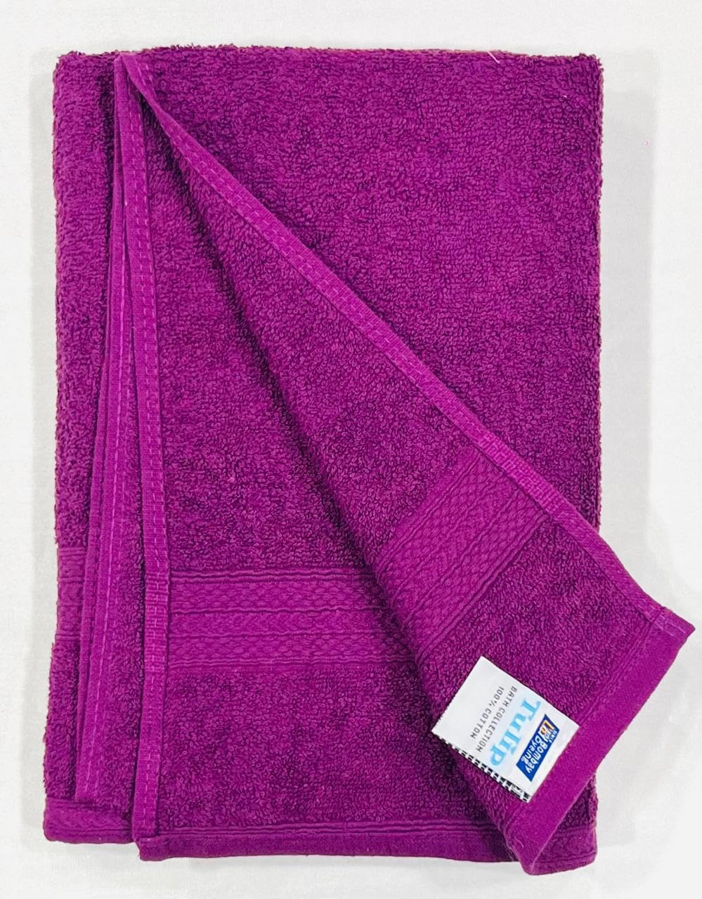 Bombay Dyeing Tulip Small Size Bath Towel 500 Gsm (Wine)