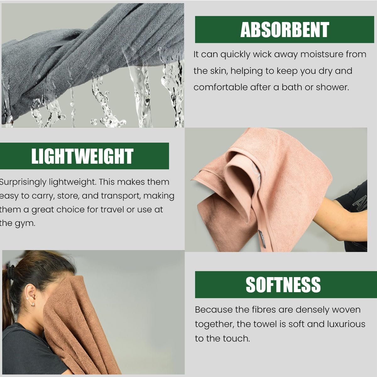 Rangoli 100% Cotton Martin Hand Towels 600 Gsm | Quick Dry, Ultra Soft, Highly Absorbent Printed Hand Towel - Multicolor (Set Of 3)