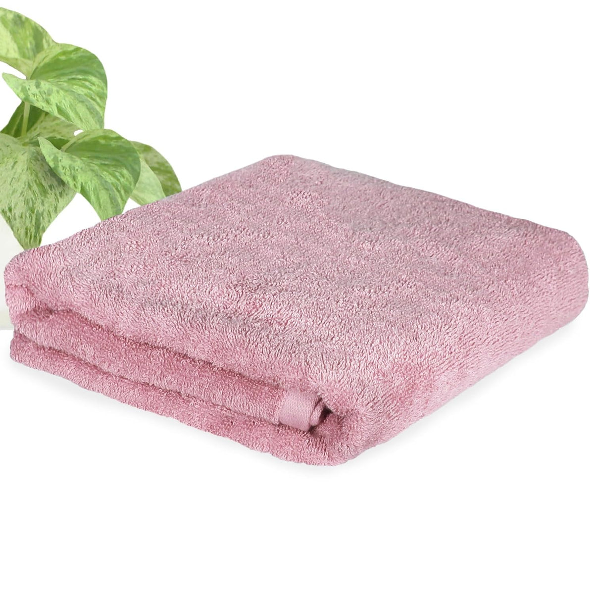 Heelium Bamboo Bath Towel | Lightweight & Quick Drying | Ultra Absorbent Towel 400 Gsm | Pack Of 1 - Peach