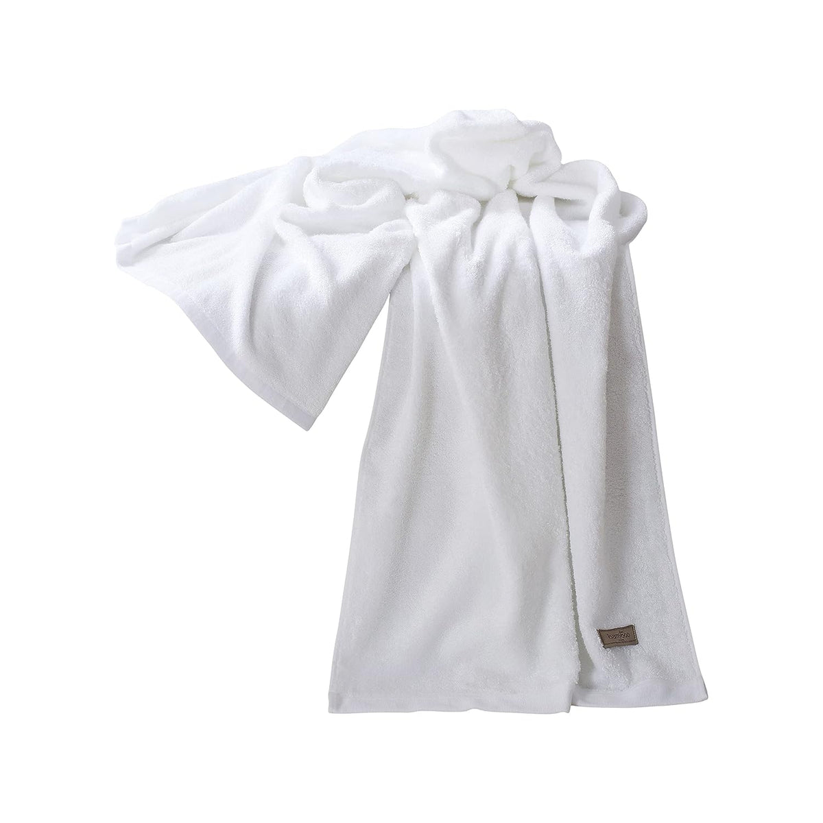 Spread Spain Bamboo Bath Towels 360 Gsm | Large Size Bamboo Bath Towel High Absorbent & Soft Bath Towel For Men & Women (White)