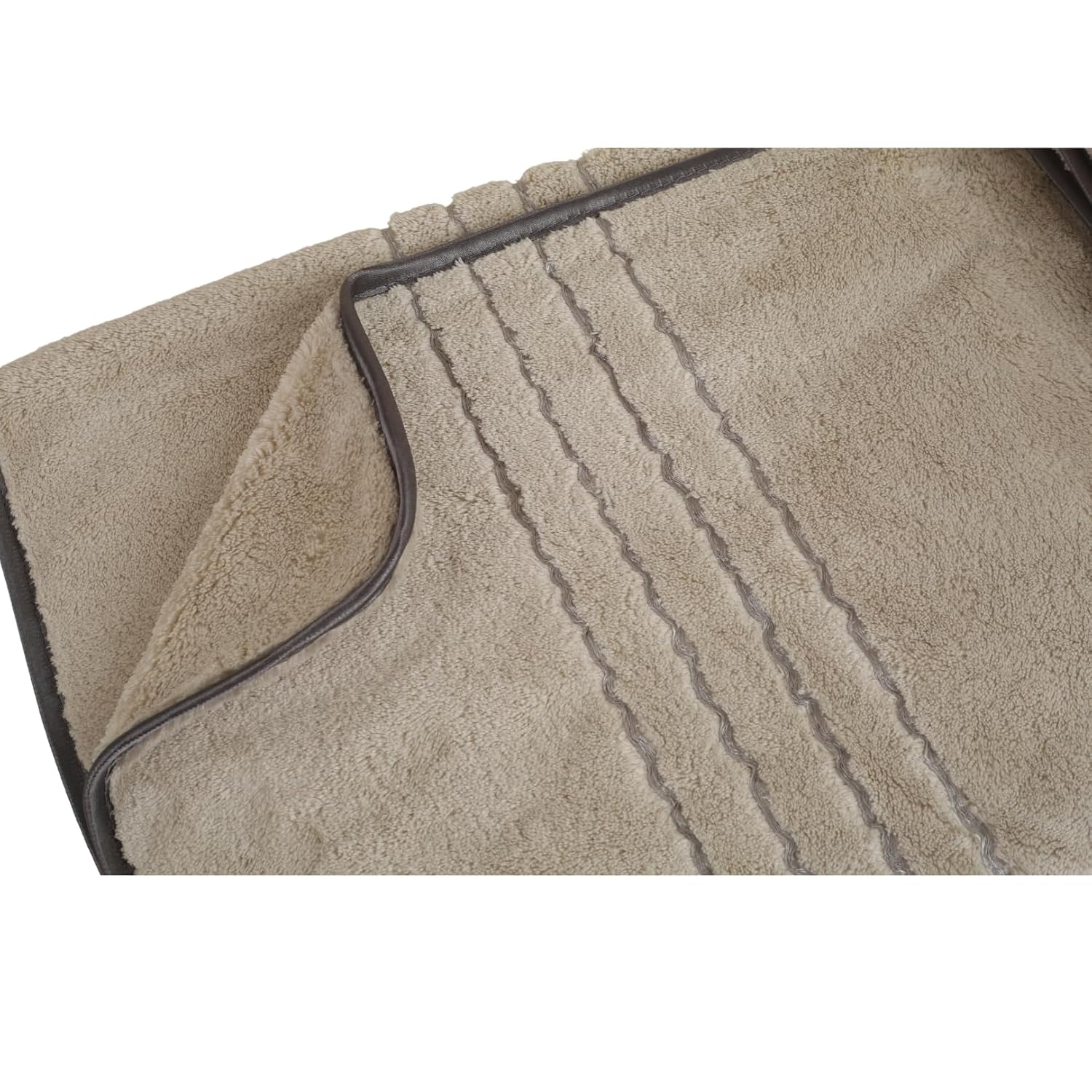 Hanker Velvet Touch Microfiber Bath Towel 600 Gsm | Ultra-Soft & Plush, Instant Dry Technology Large Size Bath Towel (Light Gray)